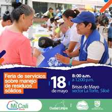 Este s&aacute;bado, feria de servicios sobre manejo de residuos s&oacute;lidos en la comuna 20