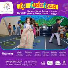 Talleres gratuitos en la Ludoteca Fija, un lugar para divertirse en familia