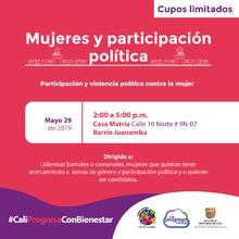 Ciclo de talleres: Mujeres y Participaci&oacute;n Pol&iacute;tica