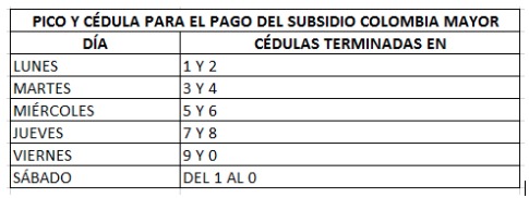 A partir del 30 de mayo se pagar&aacute; el subsidio para el adulto mayor