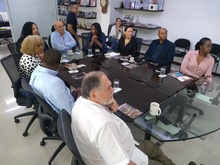 Alcalde recibi&oacute; a la Presidenta de la Asociaci&oacute;n Nacional de Periodistas Negros de Estados Unidos 