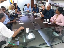 Alcalde recibi&oacute; a la Presidenta de la Asociaci&oacute;n Nacional de Periodistas Negros de Estados Unidos 