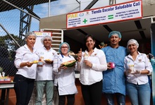 Un total de 500 ni&ntilde;os participaron de la primera Tienda Escolar Saludable en el corregimiento El Saladito. 