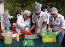 Un total de 500 ni&ntilde;os participaron de la primera Tienda Escolar Saludable en el corregimiento El Saladito. 