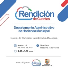 Rendicion de cuentas del Departamento de Hacienda