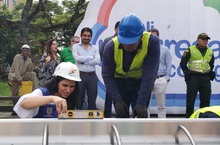 Instalan m&aacute;s paraderos cubiertos en el Sistema MIO, obras tienen un avance del 65% 