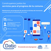 &iexcl;Construyamos juntos los servicios para el progreso de tu comuna!