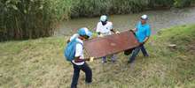 Jornada de limpieza de la ribera del R&iacute;o Cali