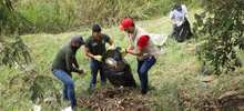 Jornada de limpieza de la ribera del R&iacute;o Cali