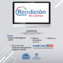 Rendici&oacute;n de Cuentas Julio 2019