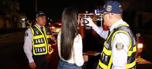67 conductores sancionados y 25 motocicletas inmovilizadas por transitar en la madrugada, falta de documentos y embriaguez
