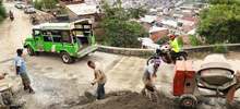 Infraestructura cumpli&oacute; a sector La Paz y paviment&oacute; un tramo pendiente