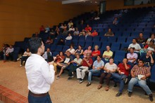 Secretario de Infraestructura present&oacute; a comunidad del sur de Cali acciones para mejorar la movilidad