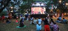 Cine al parque, &eacute;xito total en su primera jornada