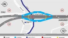 Cambios viales por obras de ampliaci&oacute;n de la v&iacute;a Cali - Jamund&iacute;