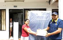 Familias afectadas por eventos naturales recibieron asistencia humanitaria