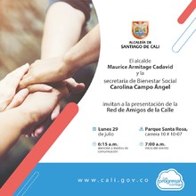 Alcald&iacute;a de Cali presenta la Red de Amigos de la Calle  