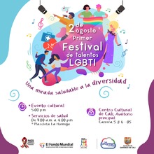 El 2 de agosto disfruta del Primer Festival de Talentos LGBTI  