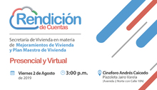 Acomp&aacute;&ntilde;anos a la Segunda Redici&oacute;n de Cuentas de Vivienda