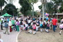 Taller de Espacio P&uacute;blico entreg&oacute; un parque renovado en el barrio los Naranjos