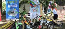 Aprendiendo y jugando, as&iacute; inici&oacute; el Foro Nacional de la Bicicleta 