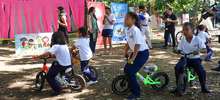 Aprendiendo y jugando, as&iacute; inici&oacute; el Foro Nacional de la Bicicleta 