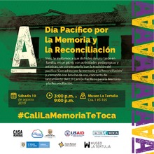 Este s&aacute;bado Cali vivir&aacute; el D&iacute;a Pac&iacute;fico por la Memoria y la Reconciliaci&oacute;n