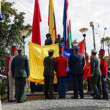 Cali rinde homenaje a las fuerzas militares, en el bicentenario de la Batalla de Boyac&aacute;