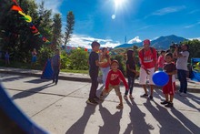 Con juegos y mucha recreaci&oacute;n los habitantes de la comuna 1 se sumaron al evento movilizador del programa &lsquo;Vive el parque&rsquo;