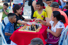 Con juegos y mucha recreaci&oacute;n los habitantes de la comuna 1 se sumaron al evento movilizador del programa &lsquo;Vive el parque&rsquo;