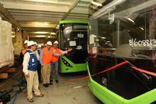 Llega la primera flota el&eacute;ctrica y a gas natural para reforzar el servicio del MIO