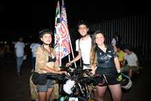 Los j&oacute;venes se gozaron  la Ciclo Juvenil, un paseo nocturno sobre ruedas