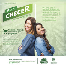 Abierta la convocatoria Plan Crecer - Consumo masivo