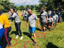 Personas con discapacidad participaron en &lsquo;Campo Traviesa&rsquo; con Calintegra