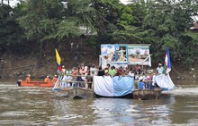 Tradicional Balsada a la Virgen de la Asunci&oacute;n se suma a los actos descentralizados del Petronio &Aacute;lvarez