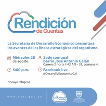 Secretar&iacute;a de Desarrollo Econ&oacute;mico realizar&aacute; rendici&oacute;n de cuentas en agosto