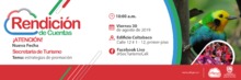 Invitacion a la Segunda Rendici&oacute;n de cuentas Secretar&iacute;a de turismo