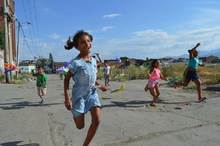 Ni&ntilde;os y j&oacute;venes del &aacute;rea de renovaci&oacute;n urbana fortalecieron valores a trav&eacute;s de las cometas