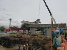 Comenz&oacute; etapa definitiva de construcci&oacute;n del puente en cruce a Puerto Tejada La obra ser&aacute; terminada a finales de octubre