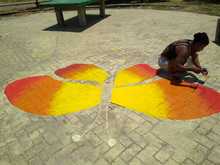 Habitantes de Potrero Grande pintan sin fronteras