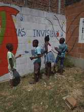 Habitantes de Potrero Grande pintan sin fronteras