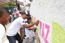 Cali le abri&oacute; las puertas al arte urbano para la paz con Graficalia, h&aacute;blame en colores 2019