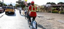 Secretario de Infraestructura se pedale&oacute; uno de los circuitos de los bici carriles en el sur de Cali