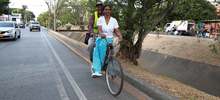 Secretario de Infraestructura se pedale&oacute; uno de los circuitos de los bici carriles en el sur de Cali