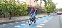 Secretario de Infraestructura se pedale&oacute; uno de los circuitos de los bici carriles en el sur de Cali