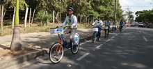 Secretario de Infraestructura se pedale&oacute; uno de los circuitos de los bici carriles en el sur de Cali