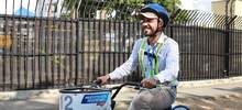 Secretario de Infraestructura se pedale&oacute; uno de los circuitos de los bici carriles en el sur de Cali