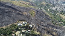 As&iacute; se ve el cerro de Cristo Rey tras incendios forestales