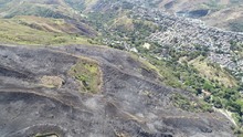 As&iacute; se ve el cerro de Cristo Rey tras incendios forestales