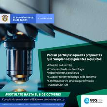 Participe en la convocatoria para la creaci&oacute;n de Spin-Off